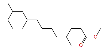 Methyl 4,9,11-trimethyltridecanoate